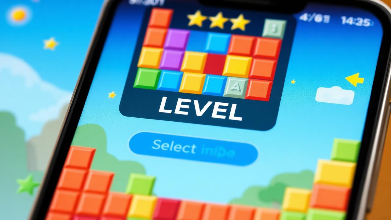 Block Juggle wybór poziomu